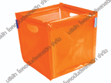 กล่องพลาสติกเลเซอร์สีส้มใสของเอนกประสงค์